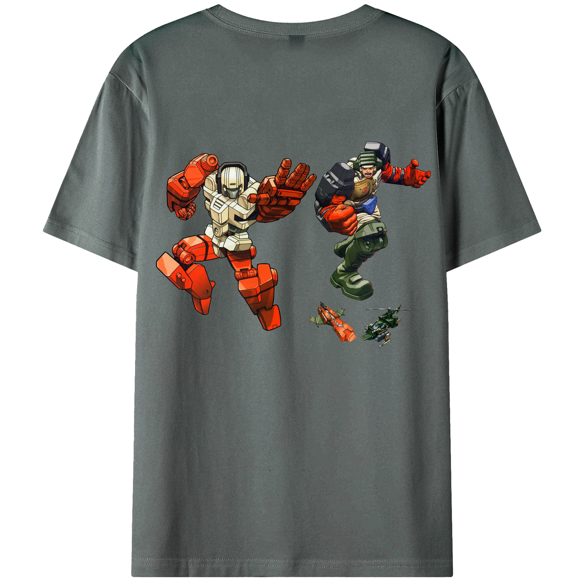 （画像用）  綿100％ メンズ半袖Tシャツ（バックプリント） 通気性
